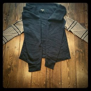 Alloy open front sweater